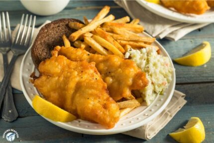 Frozen Beer Battered Cod – 10 Lbs. Case
