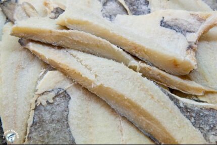 Fresh Baccala / Salt Cod Fillets – Deboned (Large / 1.25 – 1.5 Lbs.) – 30 Lbs. Case