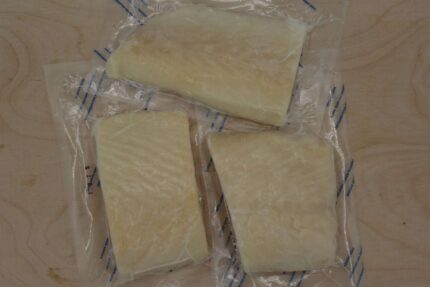 Frozen Halibut Portions – Boneless – 10 Lbs. Case