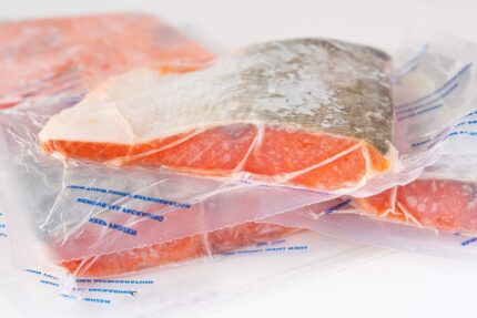 Frozen Sockeye Salmon Portions – Skin-on (6 Oz.) – 10 Lbs. Case