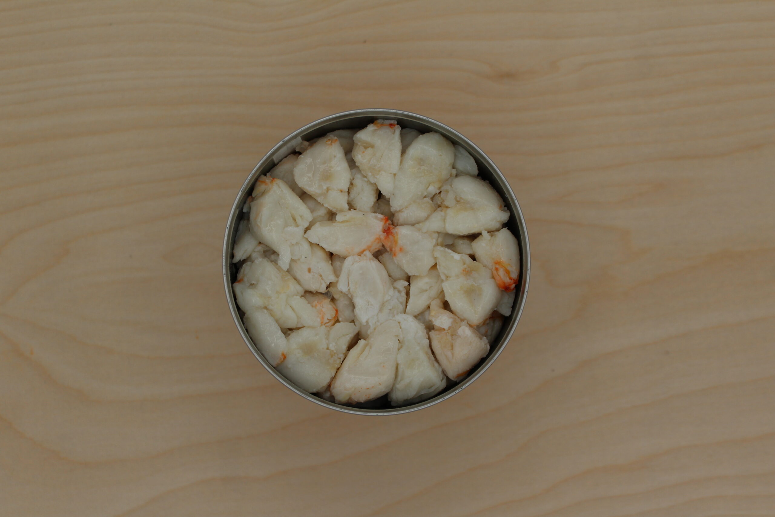 Pasteurized Chinese Jumbo Lump Crab Meat - 1 Lbs. Can