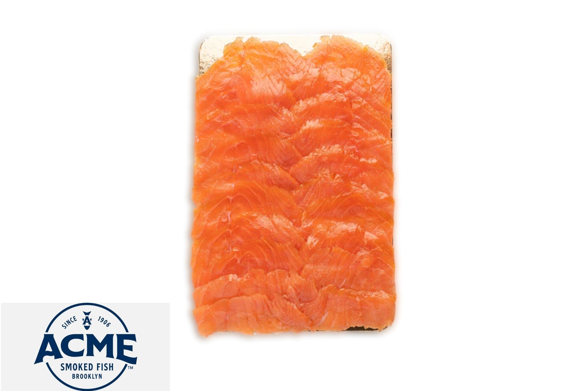 Smoked Atlantic Salmon Nova - Deli Sliced (ACME Brand) - 3 Lbs. Tray
